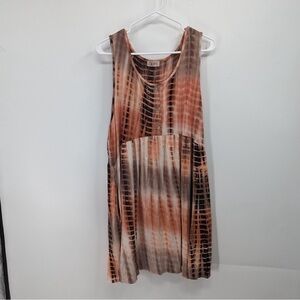 Spin Women’s tan Sleeveless tunic top size L‎